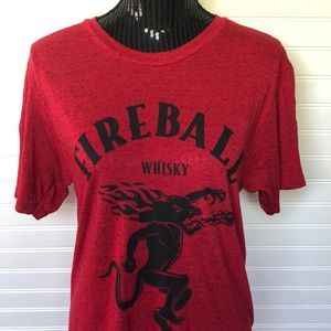Fireball Whisky Logo Long Tee